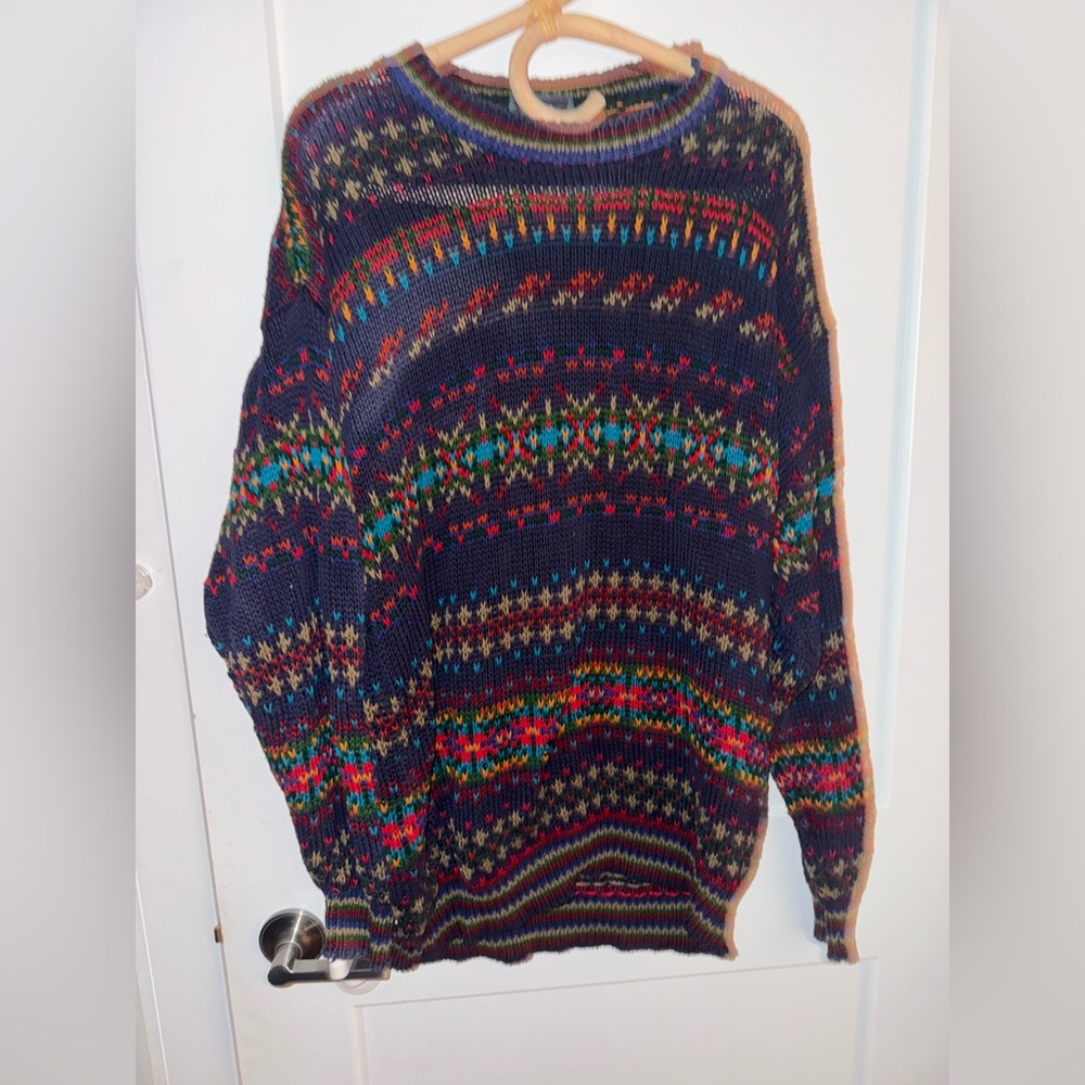 Vintage Woolrich Multi Color Sweater Size Large